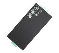 ASHATA Vidrio Trasero de Repuesto para Teléfono S24 Ultra, Cubierta de Vidrio Resistente con Herramientas de Reparación, Ideal para Teléfonos Agrietados (Black)