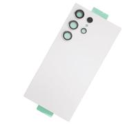 ASHATA Vidrio Trasero de Repuesto para Teléfono S24 Ultra, Cubierta de Vidrio Resistente con Herramientas de Reparación, Ideal para Teléfonos Agrietados (White)
