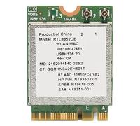 ASHATA WiFi 6e Tarjeta Inalámbrica RTL8852CE Bluetooth 5.3 Tri-Banda 5374Mbps Adaptador de Red de Baja Retraso para Laptop M.2/NGFF