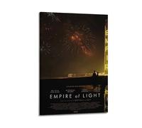 ASHDRUWQHR Empire of Light - Póster de lienzo para pared, diseño de arte moderno, pintura artística para sala de estar, 60 x 90 cm, estilo marco