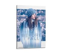 ASHDRUWQHR Póster con texto en inglés "Before I Fall" (50 x 75 cm), estilo marco