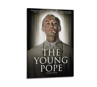 ASHDRUWQHR Póster de The Young Pope1 con cubierta de lienzo para pared, póster estético, pintura artística moderna para sala de estar, 40 x 60 cm, estilo marco