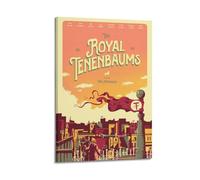 ASHDRUWQHR The Royal TenenbauMS2 - Póster de lona para pared, diseño estético, pintura moderna para sala de estar, 60 x 90 cm, estilo marco