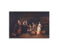 Asher Brown Durand-the Pedlar Displaying His Wares Classic Works Posters Canvas Wall Art Prints Photo Picture Paintings Room Decor Home Decor 20 x 30 pulgadas (50 x 75 cm)