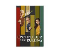 ASHEUQWE Póster estético de Only Murders in The Building para pared, lienzo vintage, pintura decorativa para sala de estar, dormitorio, decoración de 40 x 60 cm, estilo sin marco