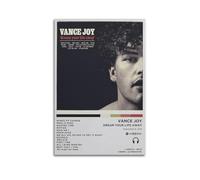 ASHEUQWE Vance Joy Dream Your Life Away - Póster estético para pared, lienzo vintage, pintura decorativa para sala de estar, dormitorio, decoración de 60 x 90 cm, estilo sin marco