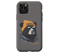Asheville Bear WNC Hippie AVL Arte de montaña de Carolina del Norte Carcasa para iPhone 11 Pro