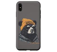 Asheville Bear WNC Hippie AVL Arte de montaña de Carolina del Norte Carcasa para iPhone XS MAX