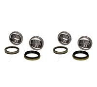 ASHIKA 2x Cubo Juego Cojinete Delantero de Rueda para Mazda Dahwa 121 II Kia Rio