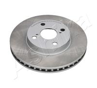 ASHIKA 2x Disco de Freno Delantera De Ventilado para Toyota Corolla ZZE12 NDE12