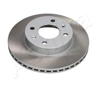 ASHIKA 2x Disco de Freno Delantero Ø240.6 MM Ventilado para Hyundai i10 Ba Ia