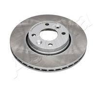 ASHIKA 2x Disco de Freno Delantero Ventilado para Dacia Logan MCV Nissan, Note