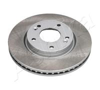 ASHIKA 2x Disco de Freno Delantero Ventilado para Hyundai Santa Fe i . Trajet Sm
