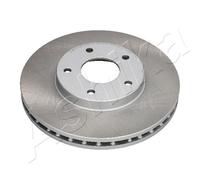 ASHIKA 2x Disco de Freno Delantero Ventilado para Nissan Dennis Tino de Primera