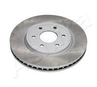 ASHIKA 2x Disco de Freno Delantero Ventilado para Nissan NP300 Navara D40 R51