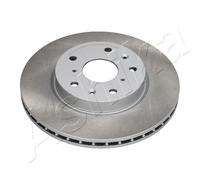 ASHIKA 2x Disco de Freno Delantero Ventilado para Suzuki Vitara SX4 Fiat Sedici