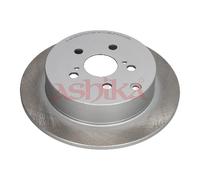 2x Disco de freno Eje trasero macizo 61-02-210C ASHIKA para TOYOTA CELICA Coupé