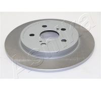 ASHIKA 2x Disco Freno Trasero Completo para Toyota Verso S _ P12 _ 1.33 1.4 D-4D