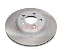 ASHIKA 2x Discos de Freno Delanteros Ventilado Pintado para BMW 5er Touring F11