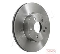 ASHIKA 2x Discos de Freno Delanteros Ventilado Pintado para Mercedes Clase S204