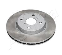 ASHIKA 2x Discos de Freno Eje Ø 258 Ventilado para Daihatsu Charade Toyota