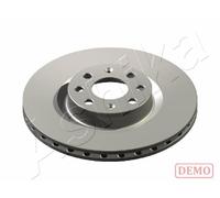 ASHIKA 2x Discos de Freno Eje Ø 284 Ventilado para Fiat Grande Punto Opel