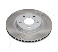 ASHIKA 2x Discos de Freno Eje Delant. Ø 296 Ventilado para Renault Koleos I