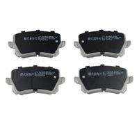 Pastillas de freno Eje trasero 51-00-0904 ASHIKA para VW SEAT AUDI