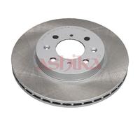 ASHIKA Discos De Freno Delanteros Ventilados Para Honda Jazz III Ø261,7mm
