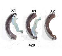 ASHIKA Juego de Zapatas Freno Delantero para Honda Civic VII Hatchback Eu EP