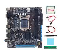 Ashikoi Placa base de escritorio H110+CPU G3930+DDR4 4GB 2133Mhz RAM+cable SATA+cable de interruptor+grasa térmica+almohadilla térmica LGA1151