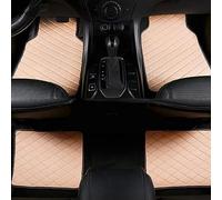 Ashild Coche Cuero Alfombrillas para BMW 3 Series E92 Coupe (2 Door) 2006-2010(LHD), Medida Alfombra Juego Completo Moquetas Protección Forro de Piso Accesorios,D/Beige