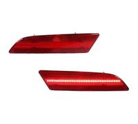 ASHILD Luz Señal Giro Coche Luz Señal Giro Indicador Espejo Lateral Luces Marcador Delanteras Ámbar Conjunto Lámpara Parachoques 12V T10 Para Chrysler Para Crossfire 2004-2008(2pc Rear Red Red)