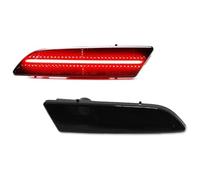 ASHILD Luz Señal Giro Coche Luz Señal Giro Indicador Espejo Lateral Luces Marcador Delanteras Ámbar Conjunto Lámpara Parachoques 12V T10 Para Chrysler Para Crossfire 2004-2008(2pc Rear Red Smoke)