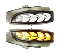 ASHILD Luz Señal Giro Coche Para CHR C-HR Conjunto Lámpara Señal Giro Luz Secuencial Streamer Para Espejo Retrovisor A Diurna Blanca Y Azul Dinámica Europea(Style E)