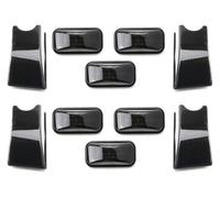 ASHILD Luz Señal Giro Coche Para Hummer H2 SUV/SUT 2003-2009 Carcasas Luz Marcador Techo Cabina Delantera Trasera Automóvil Compatibles Con Reemplazo Lámparas OEM Amber Red(10pc No Bulb1)