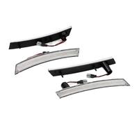 ASHILD Luz Señal Giro Coche Para Mini Para Cooper 1st Gen R50 R52 R53 2002-2008 Si Luz Marcador Lámpara Repetidora Panel Señal Giro Indicador Espejo Lateral(Clear Rear Front)