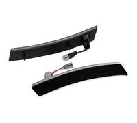 ASHILD Luz Señal Giro Coche Para Mini Para Cooper 1st Gen R50 R52 R53 2002-2008 Si Luz Marcador Lámpara Repetidora Panel Señal Giro Indicador Espejo Lateral(Smoked Lens Amber)