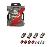 Ashima 4712831676304 Tube+Connectors Kit SRAM 5x2,1mm and Length: 3mt in, Unisex Adulto, Negro, Talla única