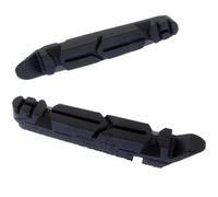 Ashima V-Brake Insertar Pad-3 Funciones extendidas, Color Negro Pastillas de Freno de llanta, Unisex, Talla única
