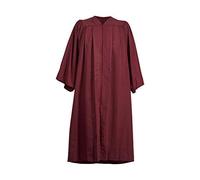 Ashington Gowns - Elegante vestidor de Iglesia para Hombres y Mujeres: Esta túnica con Cremallera es el Disfraz de Coro marrón castaño Medium