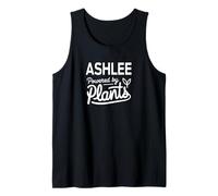 Ashlee Powered by Plants Personalized Gift For Plant Moms Camiseta sin Mangas