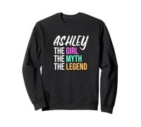 Ashley The Girl The Myth The Legend Nombre Divertido Sudadera