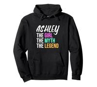 Ashley The Girl The Myth The Legend Nombre Divertido Sudadera con Capucha