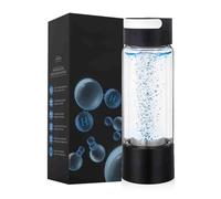 ASHLGQB Generador de Agua de hidrógeno, con Nueva tecnología PEM SPE, Botella de Agua de hidrógeno Recargable de 380 ml, concentración Rica en hidrógeno Puro del 99,99%