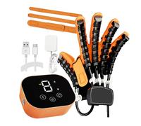 ASHLGQB Guantes de Robot de Masaje de rehabilitación, Ortesis de Dedo de férula de Mano de Carrera, férula de Mano Funcional Alivio a Largo Plazo, Intensidad Ajustables