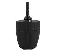 ASHLUYAK Adaptador de brocas helicoidales para carpintería, tamaño de portabrocas de varilla de 3/8 pulgadas, 24UNF Wind Batch Electric Power Drill Sockets Adapter