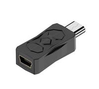 ASHLUYAK Adaptador USB 2.0 micro/mini macho hembra convertidor adaptador USB cambiador adaptador para computadora tableta PC teléfonos móviles