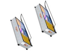 ASHLUYAK Caja Organizadora Debajo De La Cama Con Compartimentos Personalizables Y Ruedas Para Almacenamiento De Ropa De Temporada Organizadores De Almacenamiento De Cama De Capa Ajustable