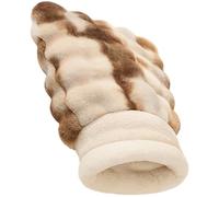 ASHLUYAK Cama para Gatitos Medio Cerrada Interior De Algodón De Felpa Sacos De Dormir Antideslizantes Escondites Casa Cueva para Mascotas Gatos Escondites En Hogar Casa De Felpa para Mascotas